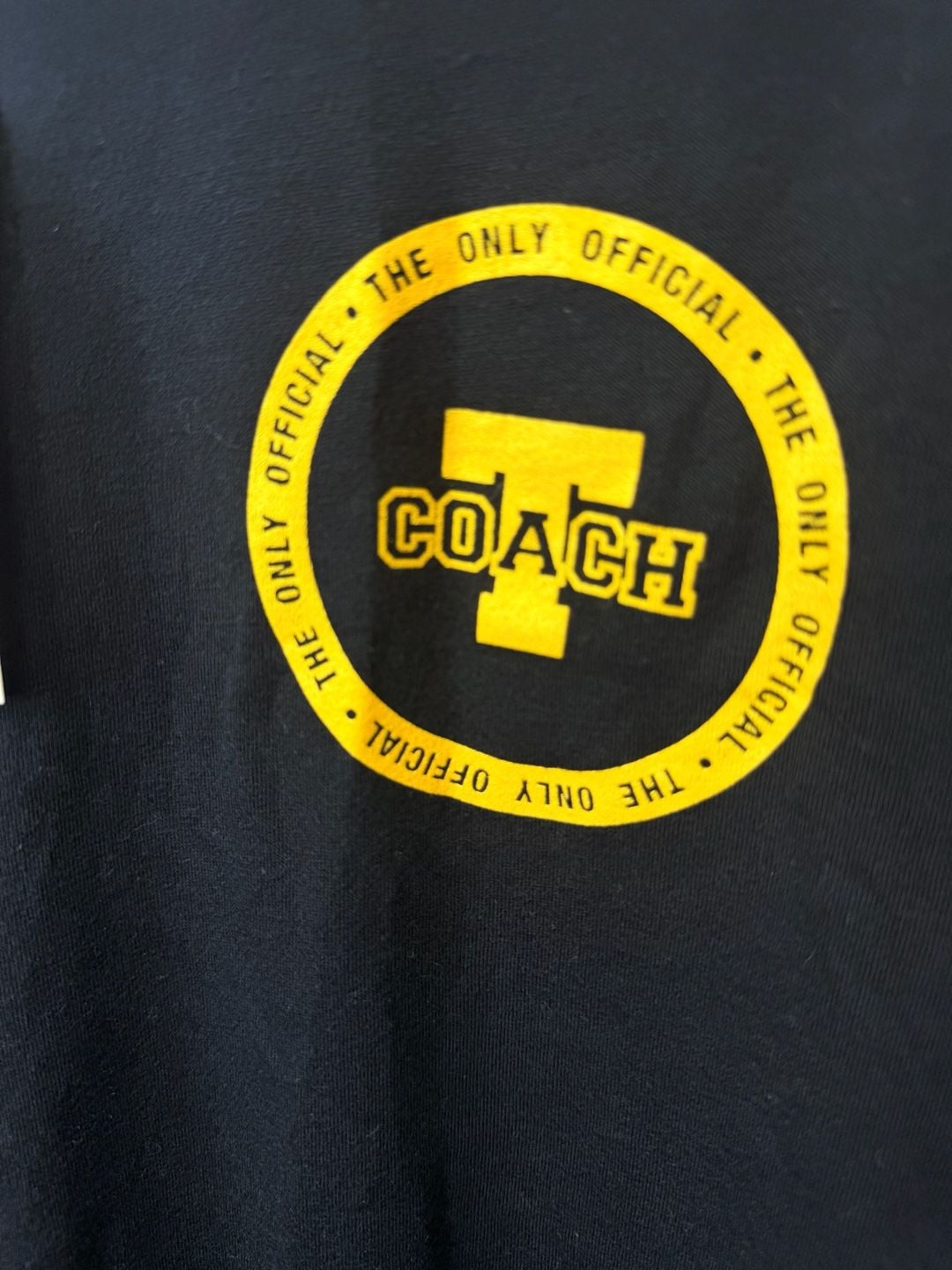 Coach T Graphic T-Shirt Black Size L 10