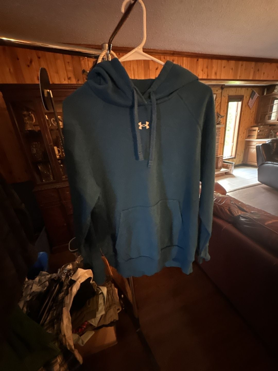 Women's Under Armour Teal Pullover Hoodie 2