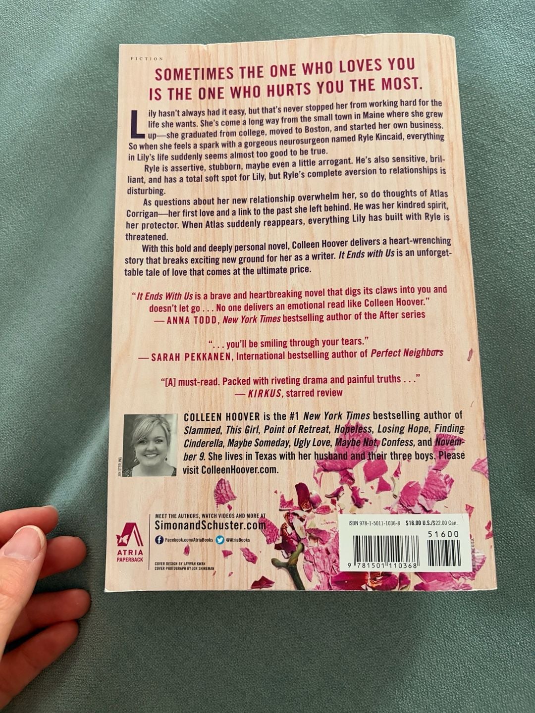 It Ends with Us by Colleen Hoover (Signed Paperback first edition) 5
