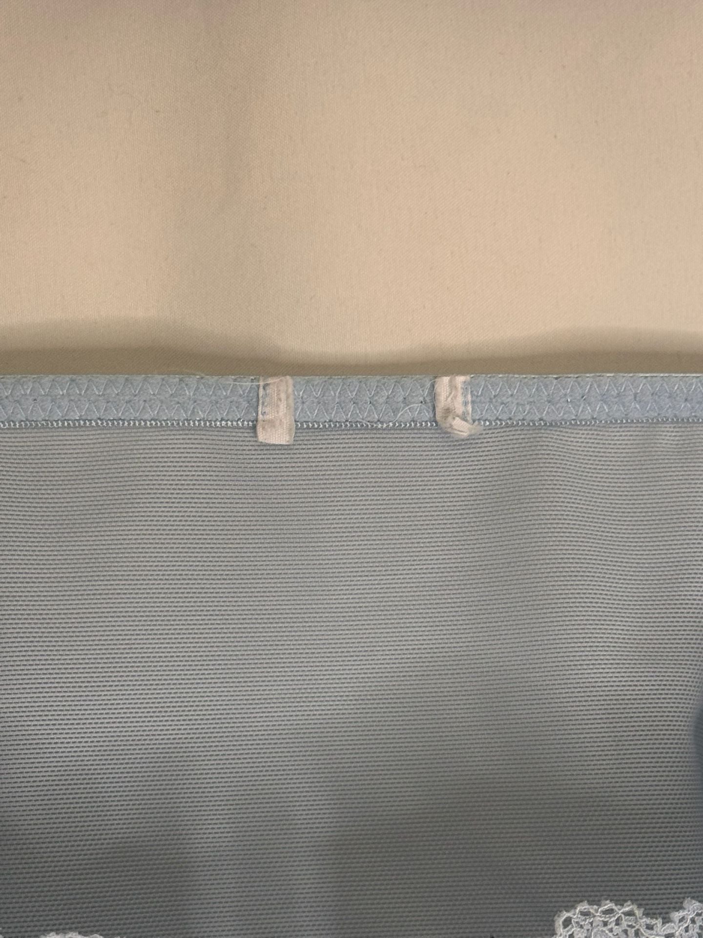 Whimsical fairy Light Blue Mesh Corset Crop Top (maybe Garage brand) 4