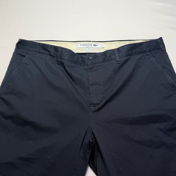 Lacoste Slim Fit Chino Pants Navy Blue US 38x30