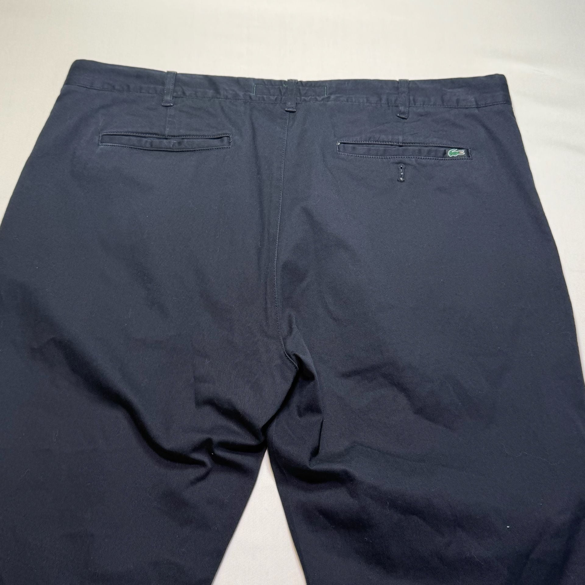Lacoste Slim Fit Chino Pants Navy Blue US 38x30 4