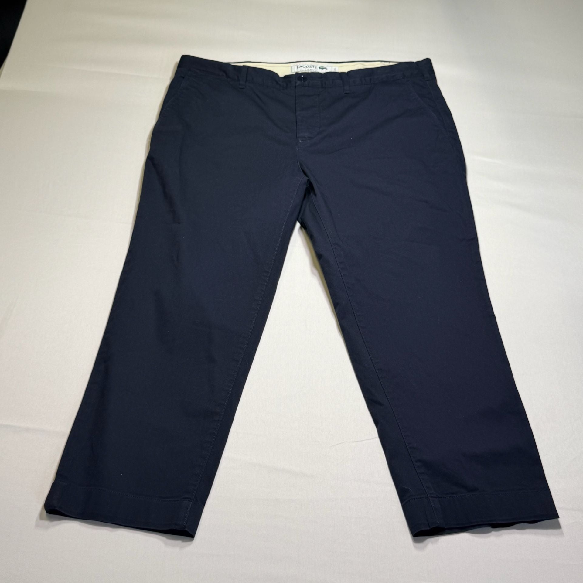 Lacoste Slim Fit Chino Pants Navy Blue US 38x30 6