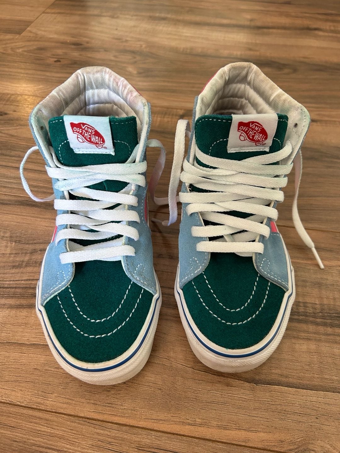 Vans Sk8-Hi Multi-Color High Top Sneakers Size 4.0 Men / 5.5 Women 3
