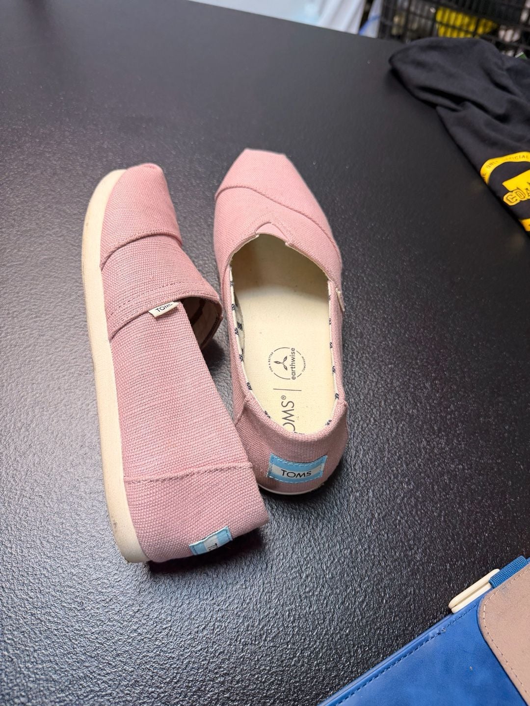 TOMS Earthwise Women's Pink Canvas Alpargata Slip-On Shoes Size W7 3