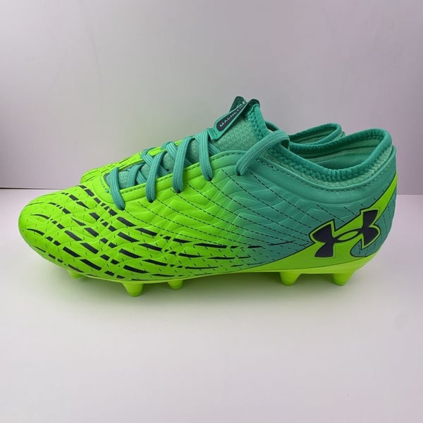 Under Armour Magnetico Select FG Soccer Cleats Neon Green size 8.5