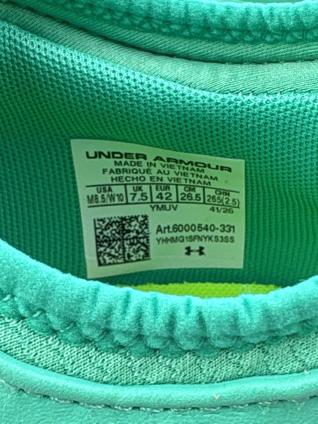 Under Armour Magnetico Select FG Soccer Cleats Neon Green size 8.5 7