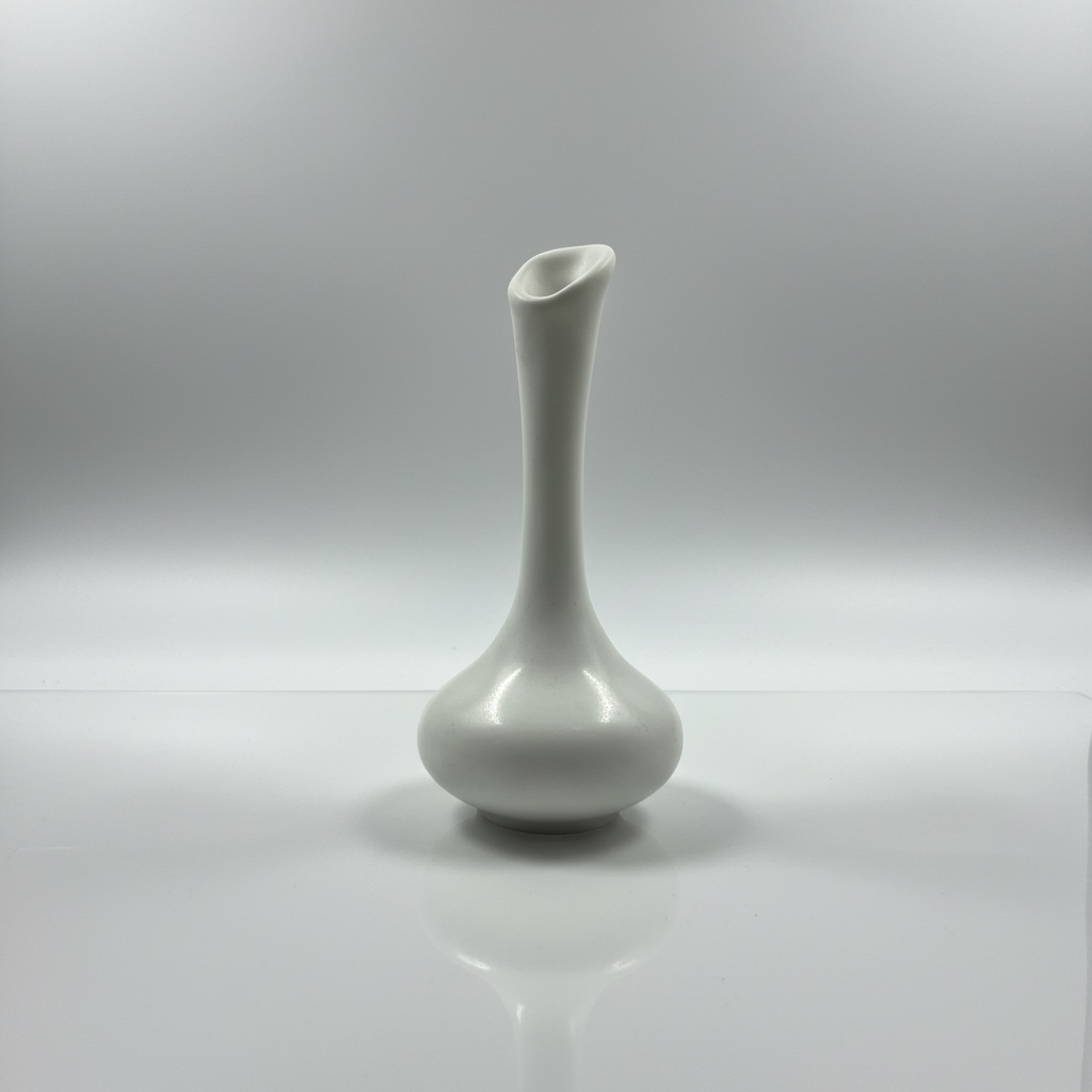 Van Briggle Pottery White Bud Vase 1
