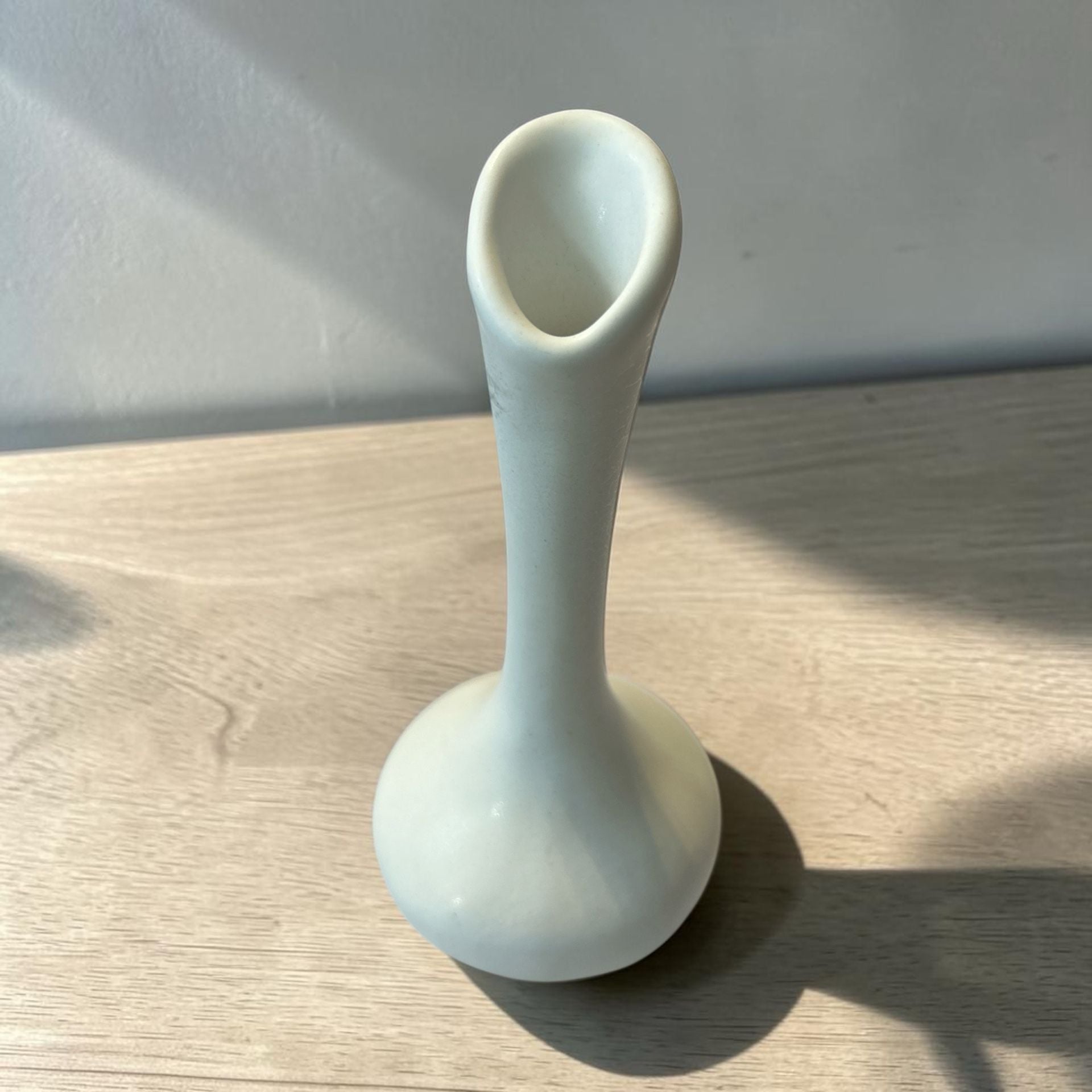 Van Briggle Pottery White Bud Vase 3