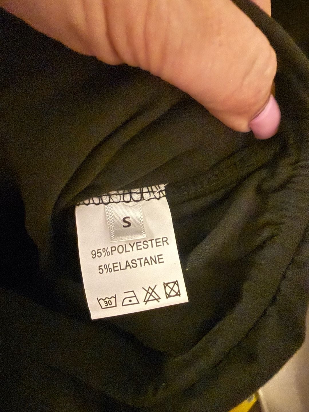 Black Fold-Over Waist Skirt Size S 4