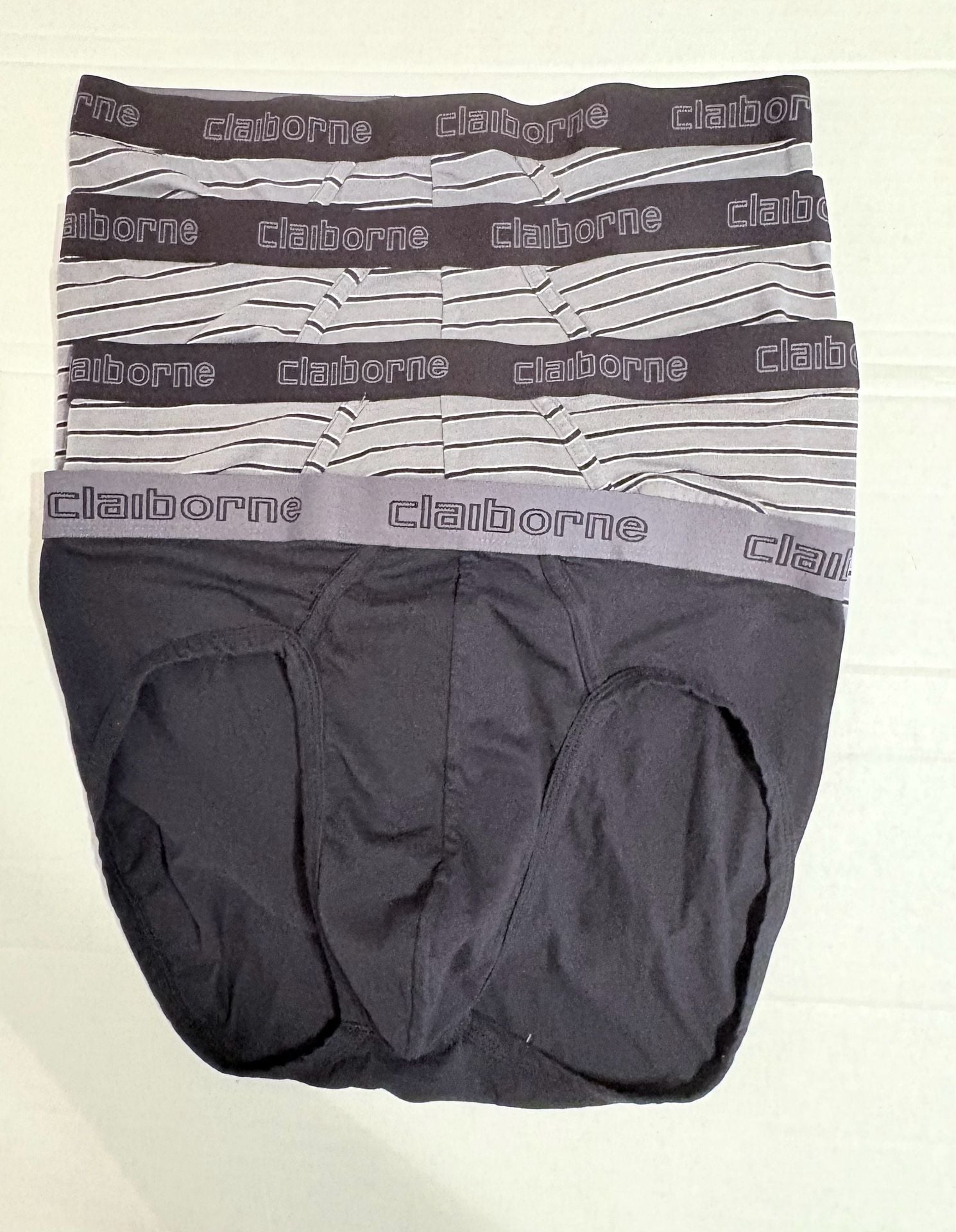 Claiborne Men's Briefs Underwear Size XL 4-Pack #585 3