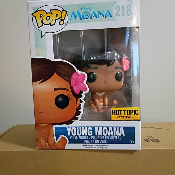 Funko Pop! Disney Moana Young Moana #218 Hot Topic Exclusive