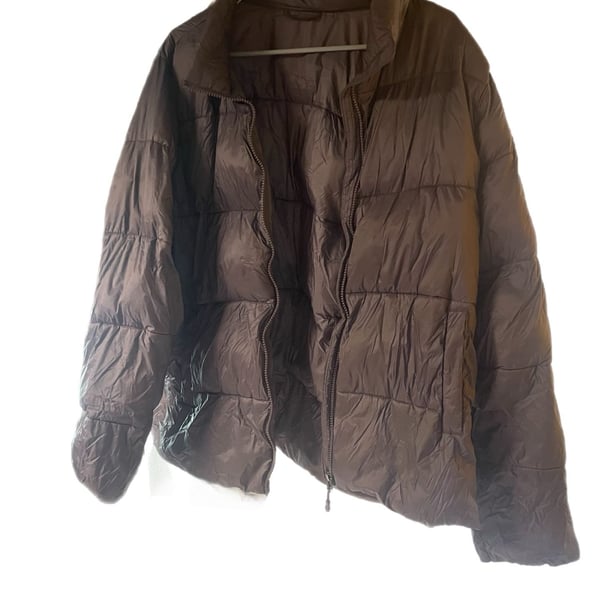 Unbranded Purple Nylon Puffer Jacket