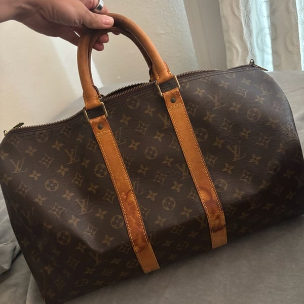 Louis Vuitton Keepall 45 Monogram Canvas Travel Bag