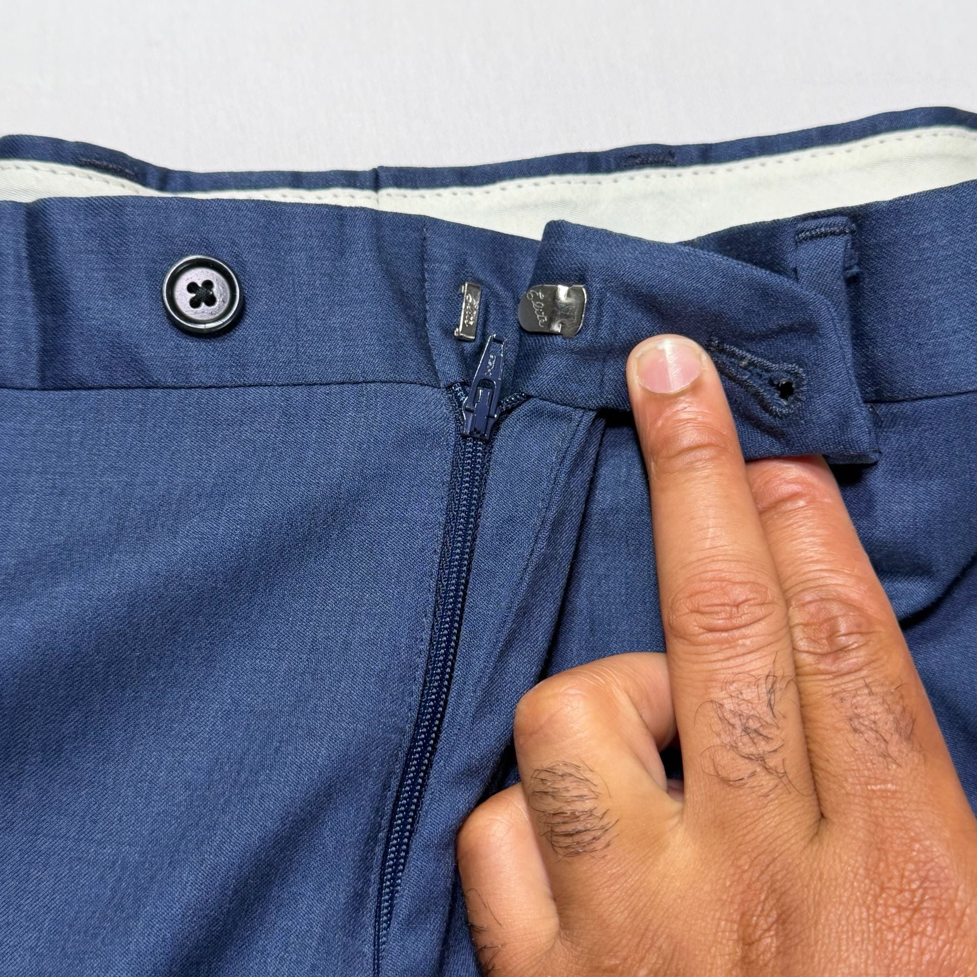 Brooks Brothers Regent Fit Dress Pants 40x30 Blue 4