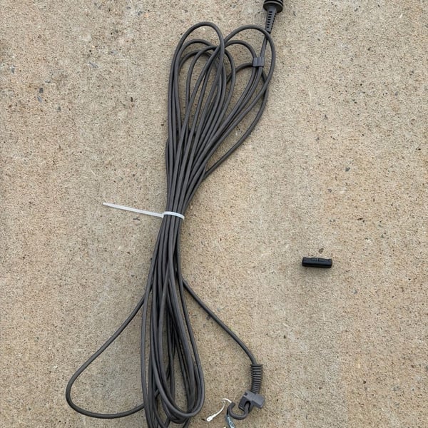 OEM DC33 Upright Vacuum Power Cord with Switch and Cable Clamp