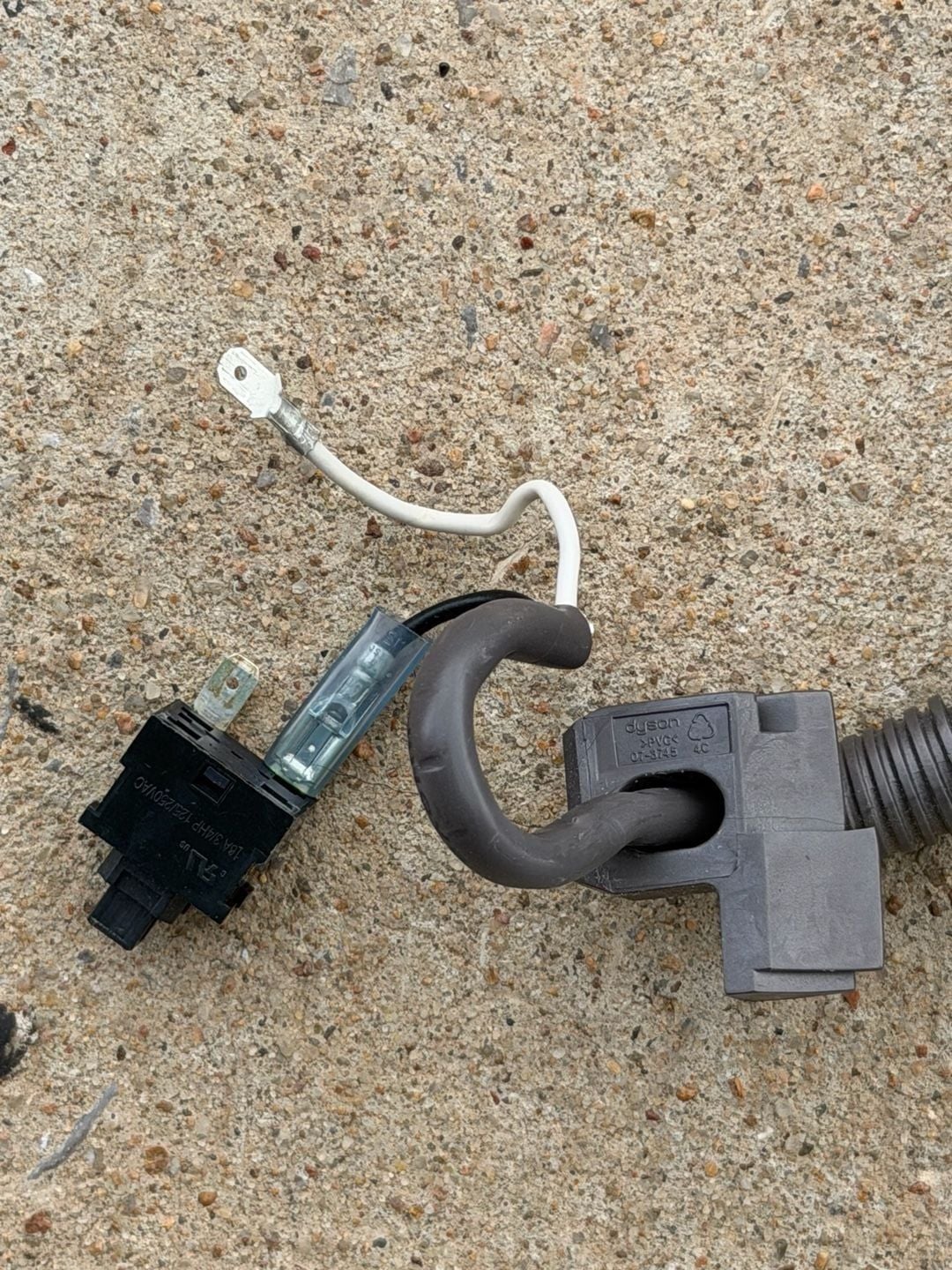 OEM DC33 Upright Vacuum Power Cord with Switch and Cable Clamp 4