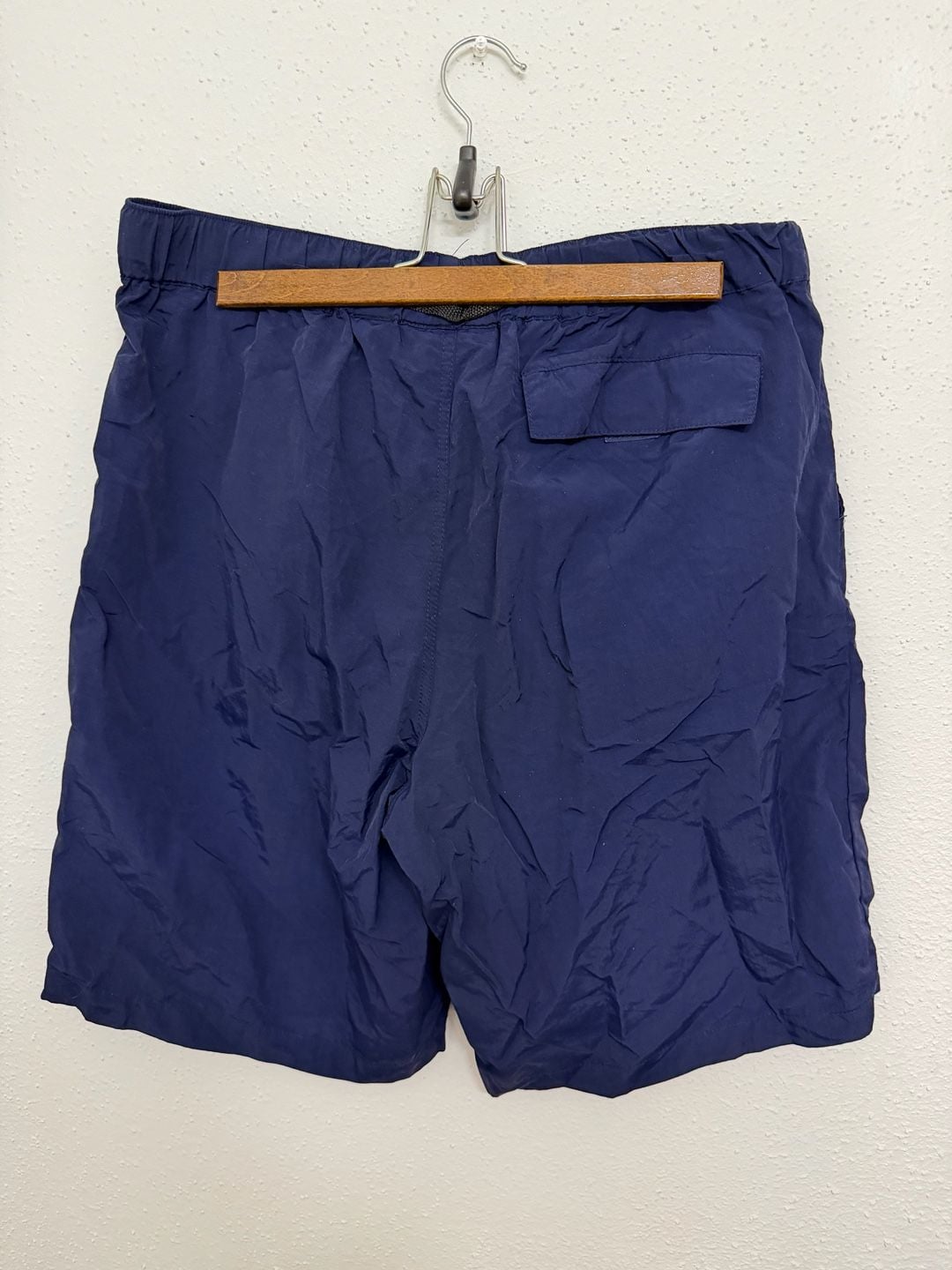 Fila Nylon Belted Athletic Shorts Navy Blue Size XL 3