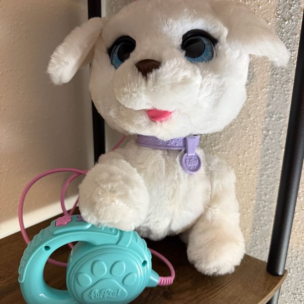 FurReal Walkalots Lil' Wags Interactive White Puppy Toy