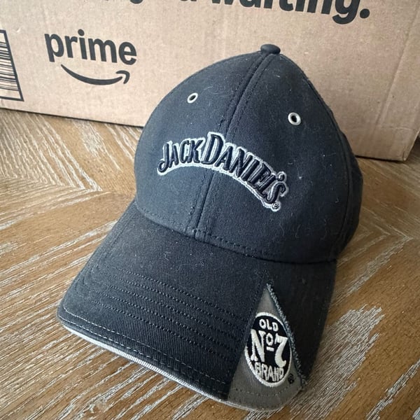 Jack Daniel's Old No. 7 Brand Black Baseball Cap Hat One Size Fits Most