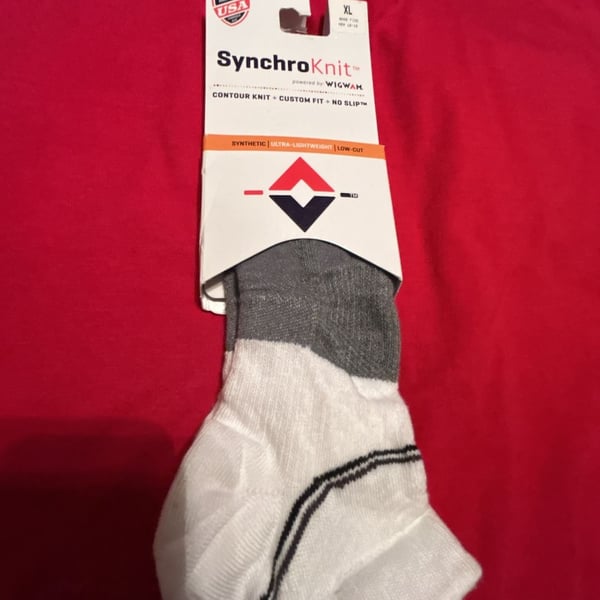 Wigwam SynchroKnit Low-Cut Socks Size XL