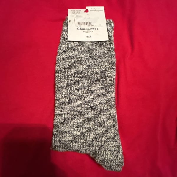 H&M Marled Knit Socks EUR 40/42