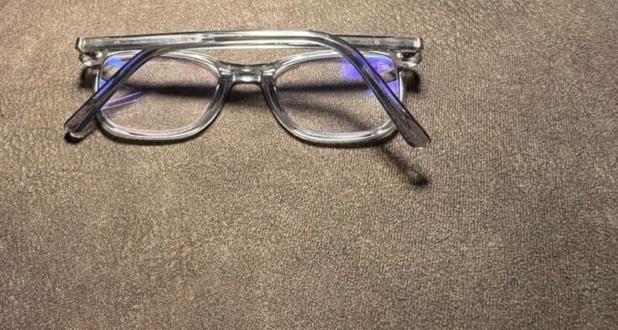Brooklyn Heights Eyewear Barclay Grey Clear Frame Glasses 49-19-140 3