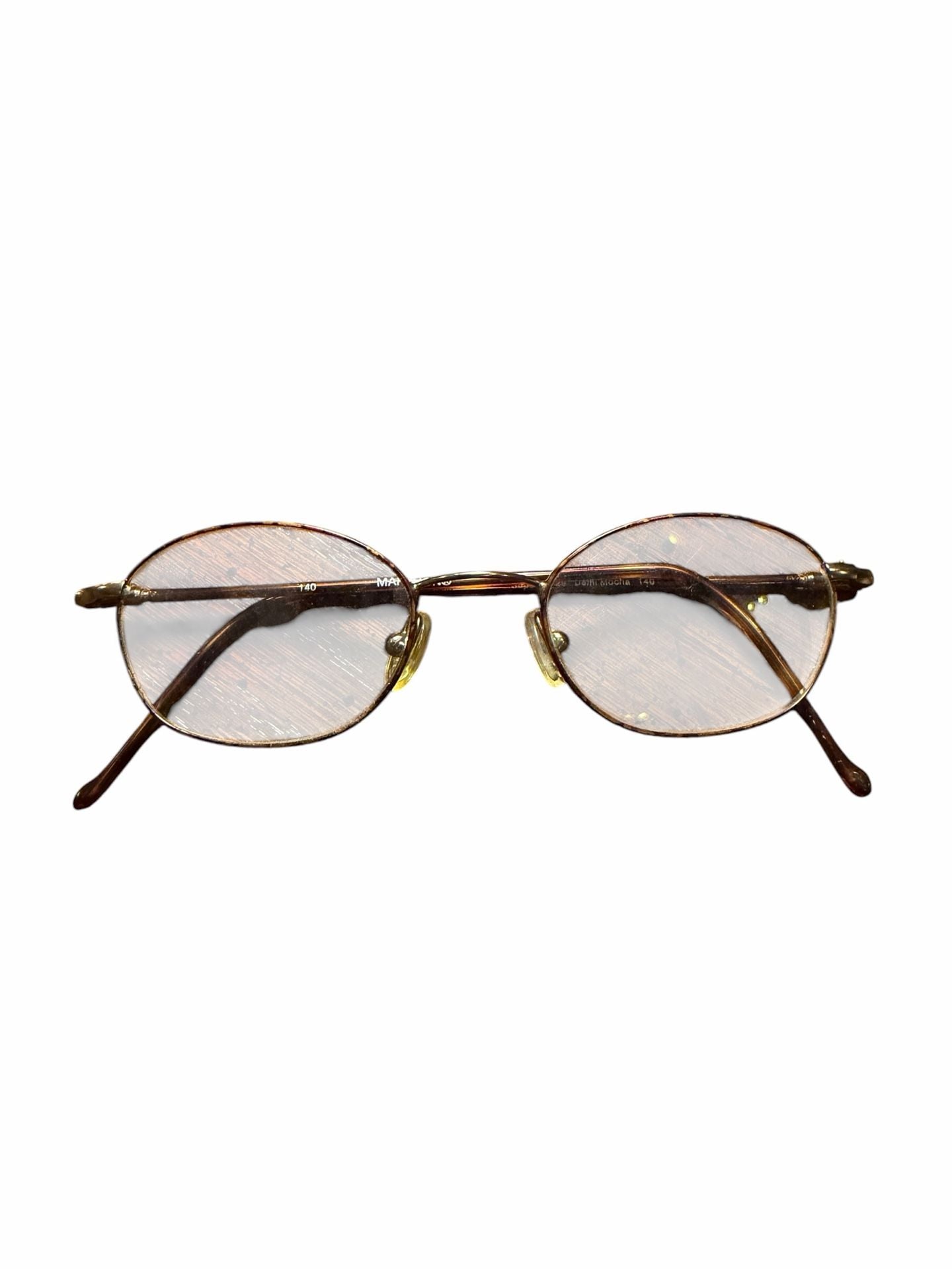 Marchon Superthin 29 Demi Mocha Oval Eyeglasses 140 2