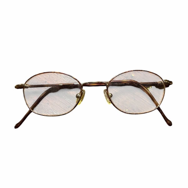 Marchon Superthin 29 Demi Mocha Oval Eyeglasses 140