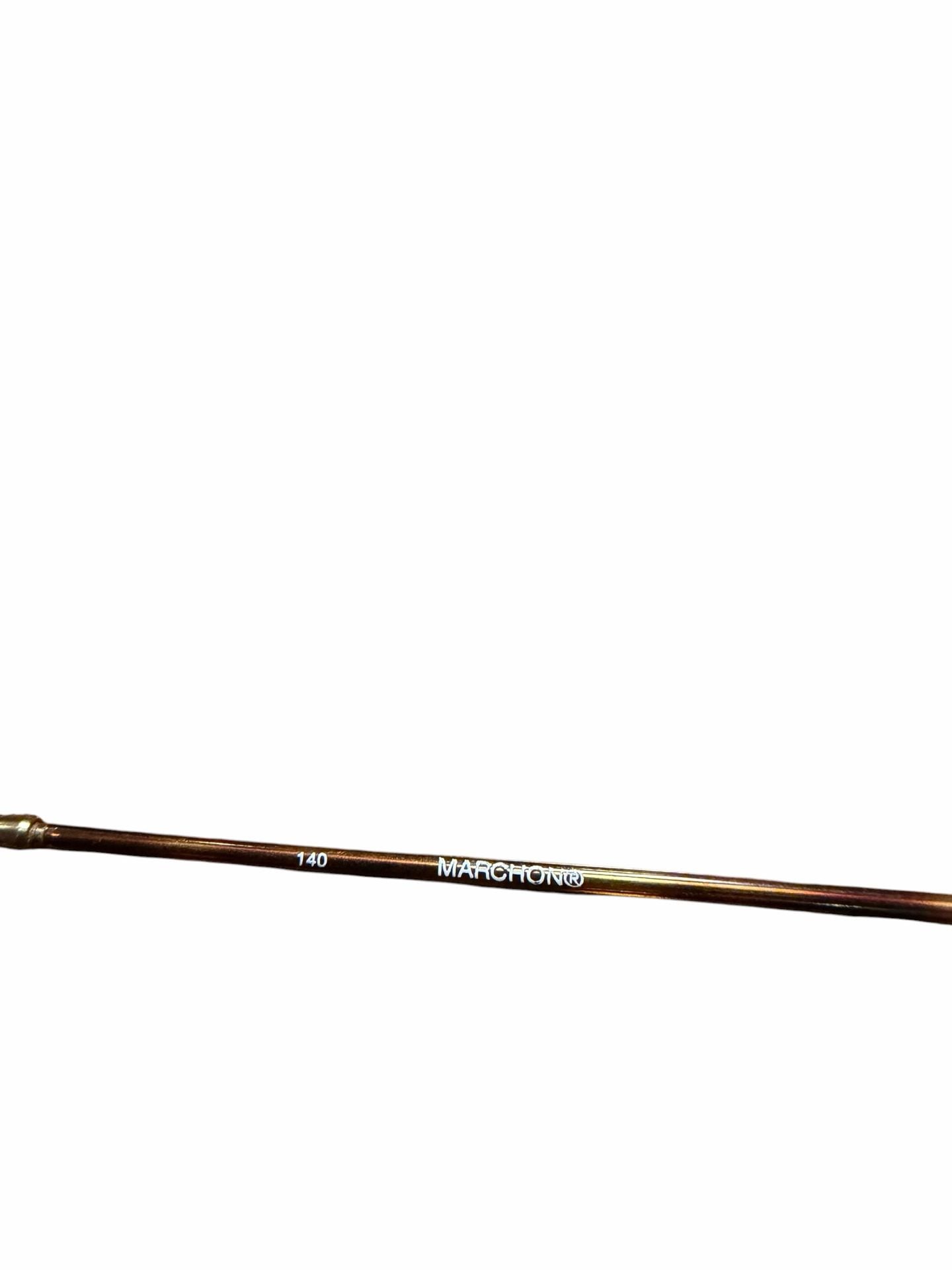 Marchon Superthin 29 Demi Mocha Oval Eyeglasses 140 5