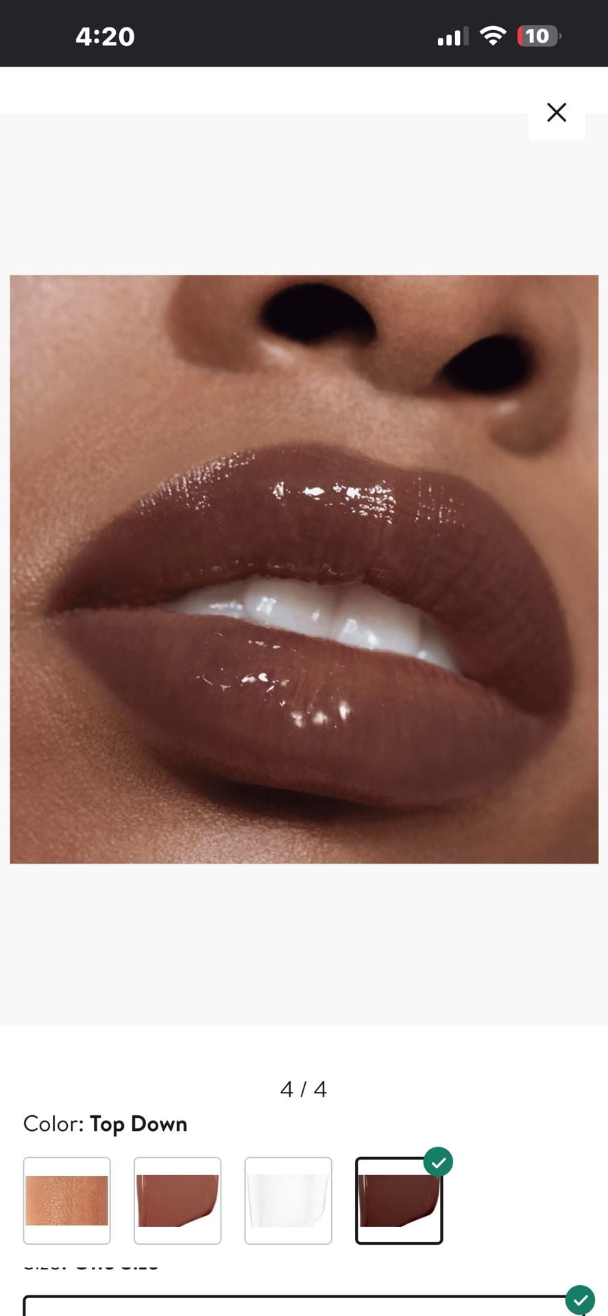 Victoria Beckham Posh Gloss High Shine Lip Gloss in Top Down 5
