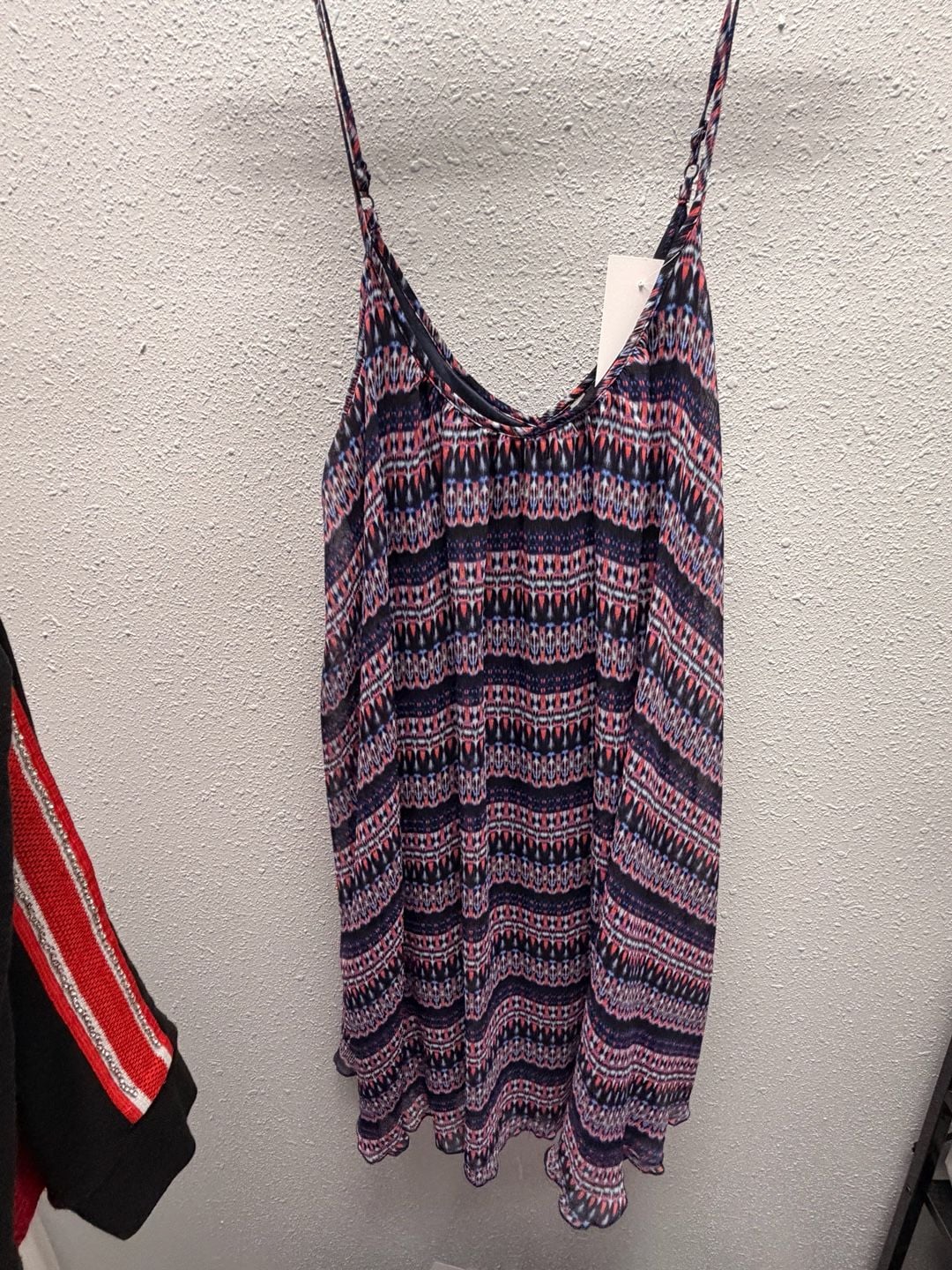 Express Women's Size M Sleeveless Printed Chiffon Cami Tank Top 2