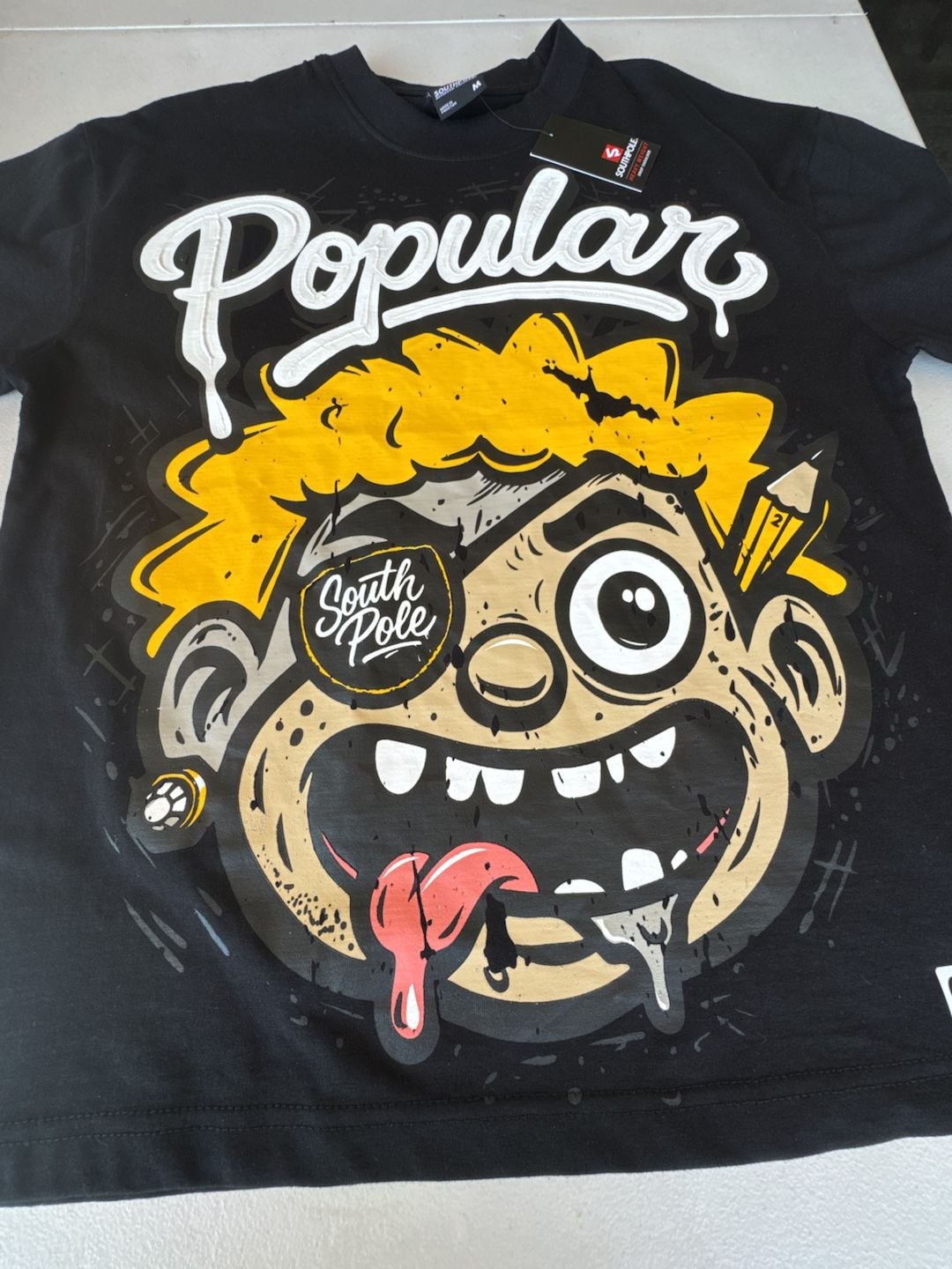 Southpole Popular Graphic Heavyweight T-Shirt Size M 4