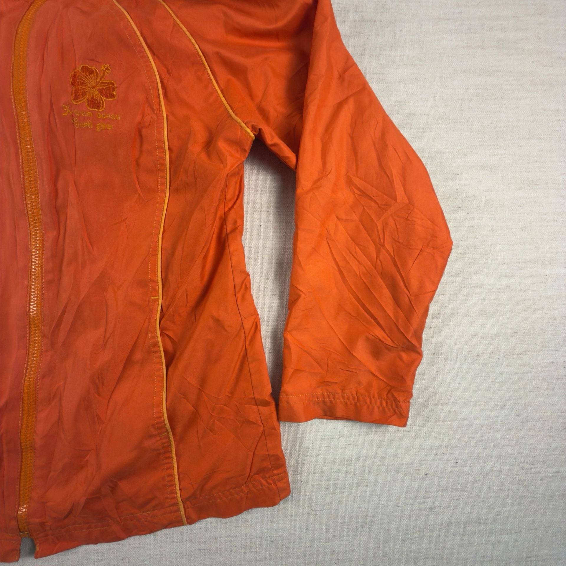 X-Trem Gusti Girls Orange Lightweight Jacket Size 8 3