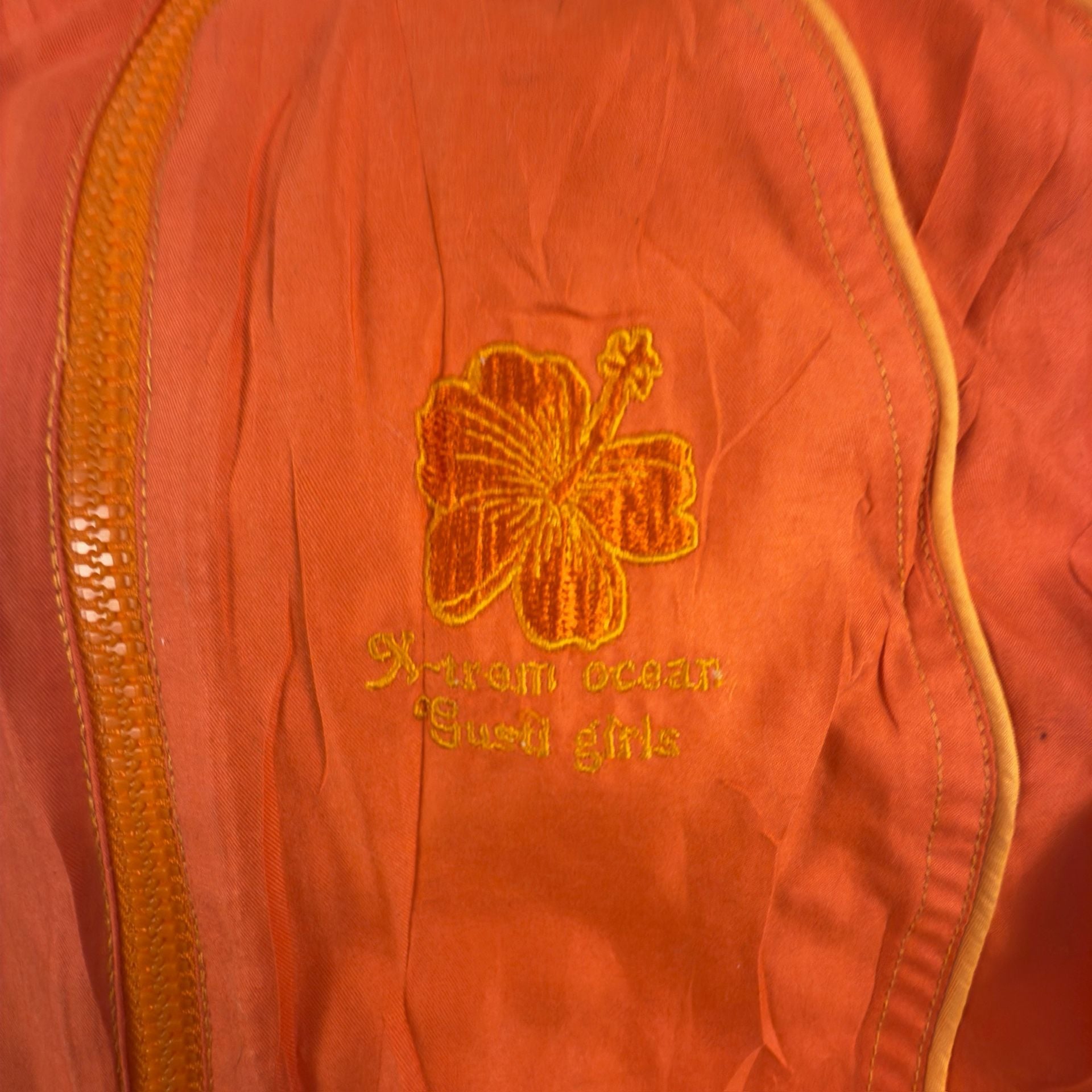 X-Trem Gusti Girls Orange Lightweight Jacket Size 8 4