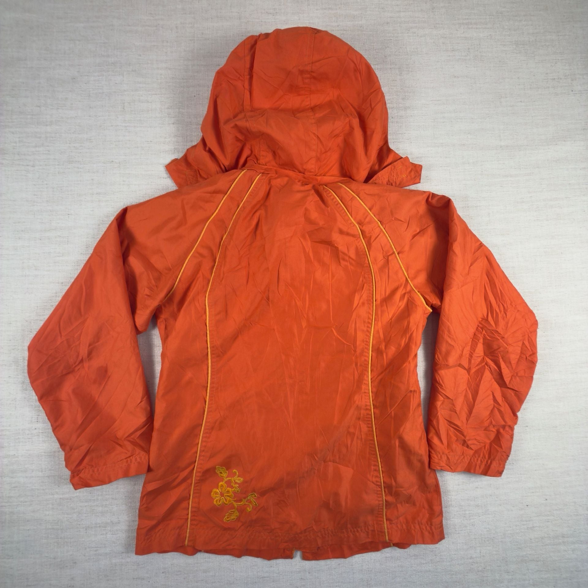 X-Trem Gusti Girls Orange Lightweight Jacket Size 8 7