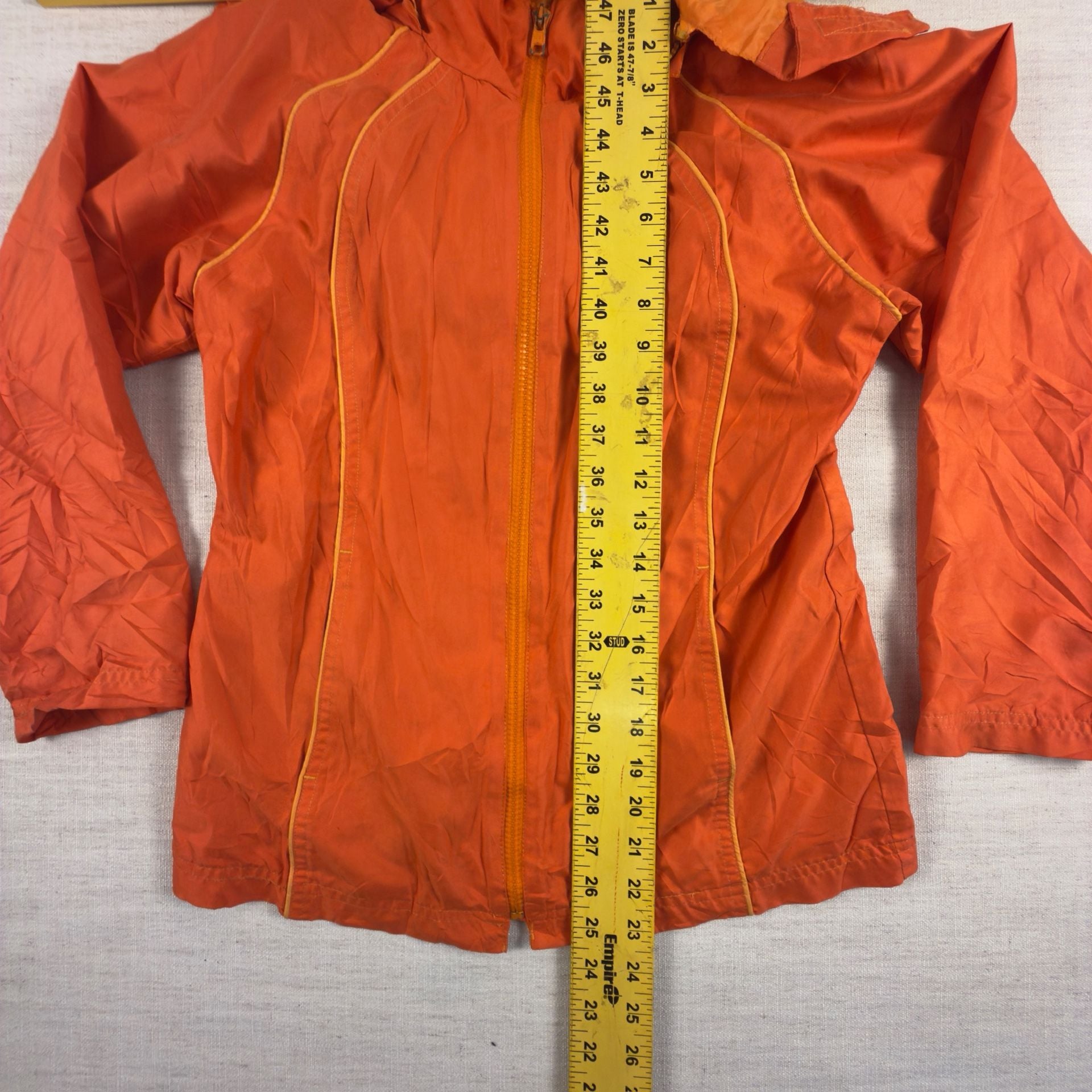 X-Trem Gusti Girls Orange Lightweight Jacket Size 8 9