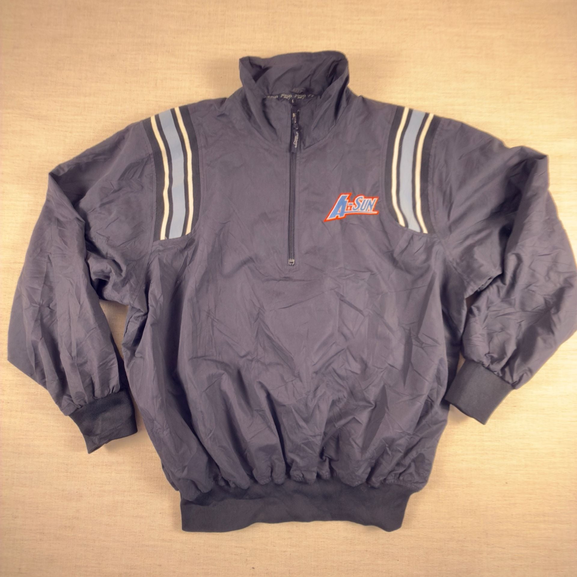 Honig's Whistle Stop A-Sun Quarter Zip Pullover Jacket Size Large 2