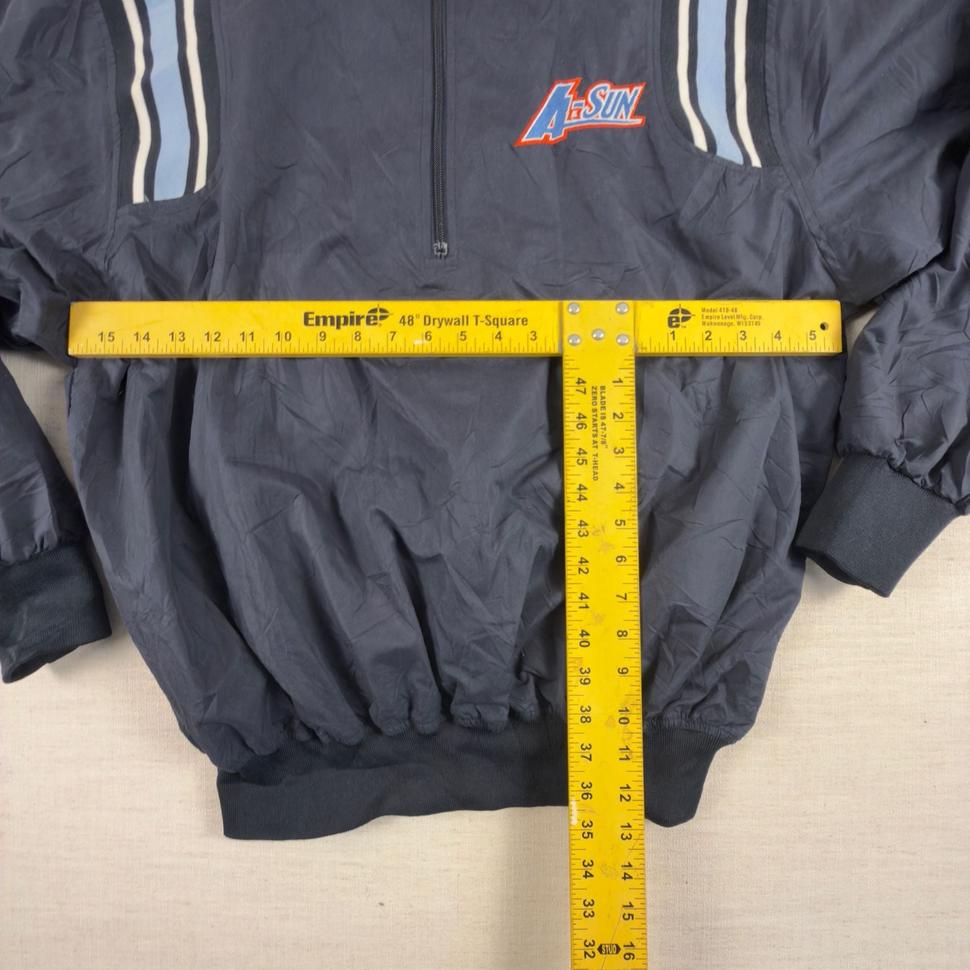 Honig's Whistle Stop A-Sun Quarter Zip Pullover Jacket Size Large 8