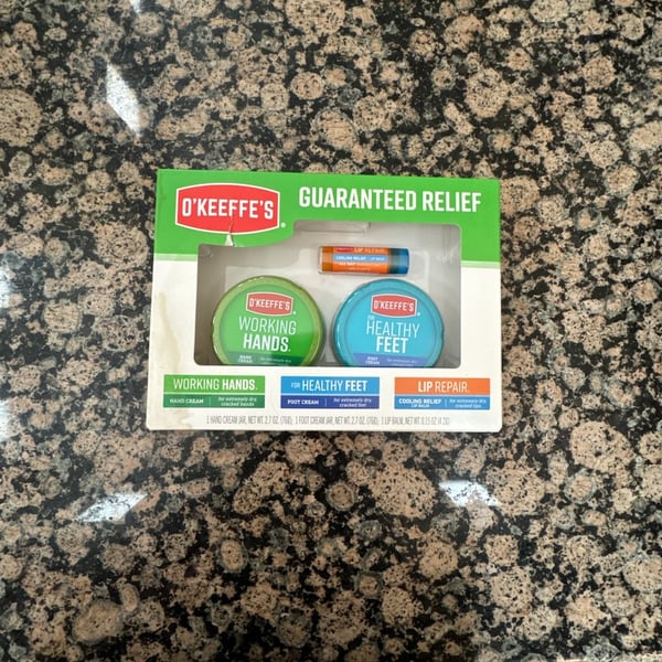 O'Keeffe's Guaranteed Relief 3-Piece Skincare Gift Set