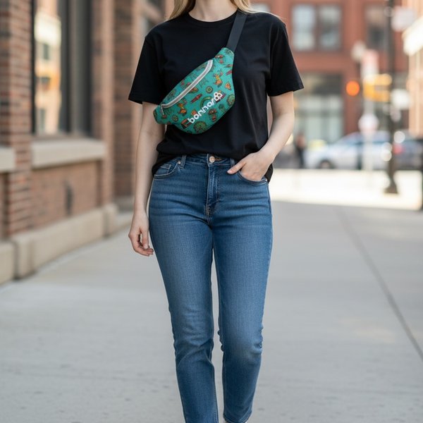 Bonnaroo Music Festival Festival Print Fanny Pack Waist Bag