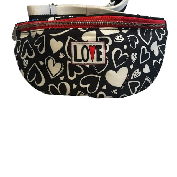Brighton Love Heart Print Belt Bag Fanny Pack