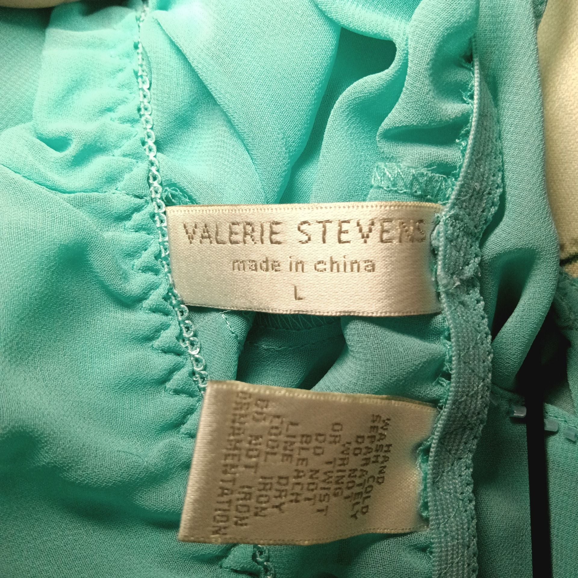 Valerie Stevens Intimates Beaded Cami Size XL and Short Size L 9