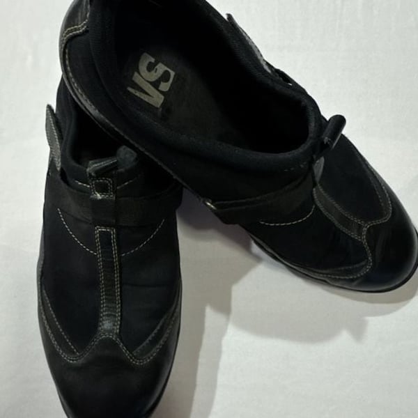 VS Tuff Black Leather Slip-On Casual Shoes
S1