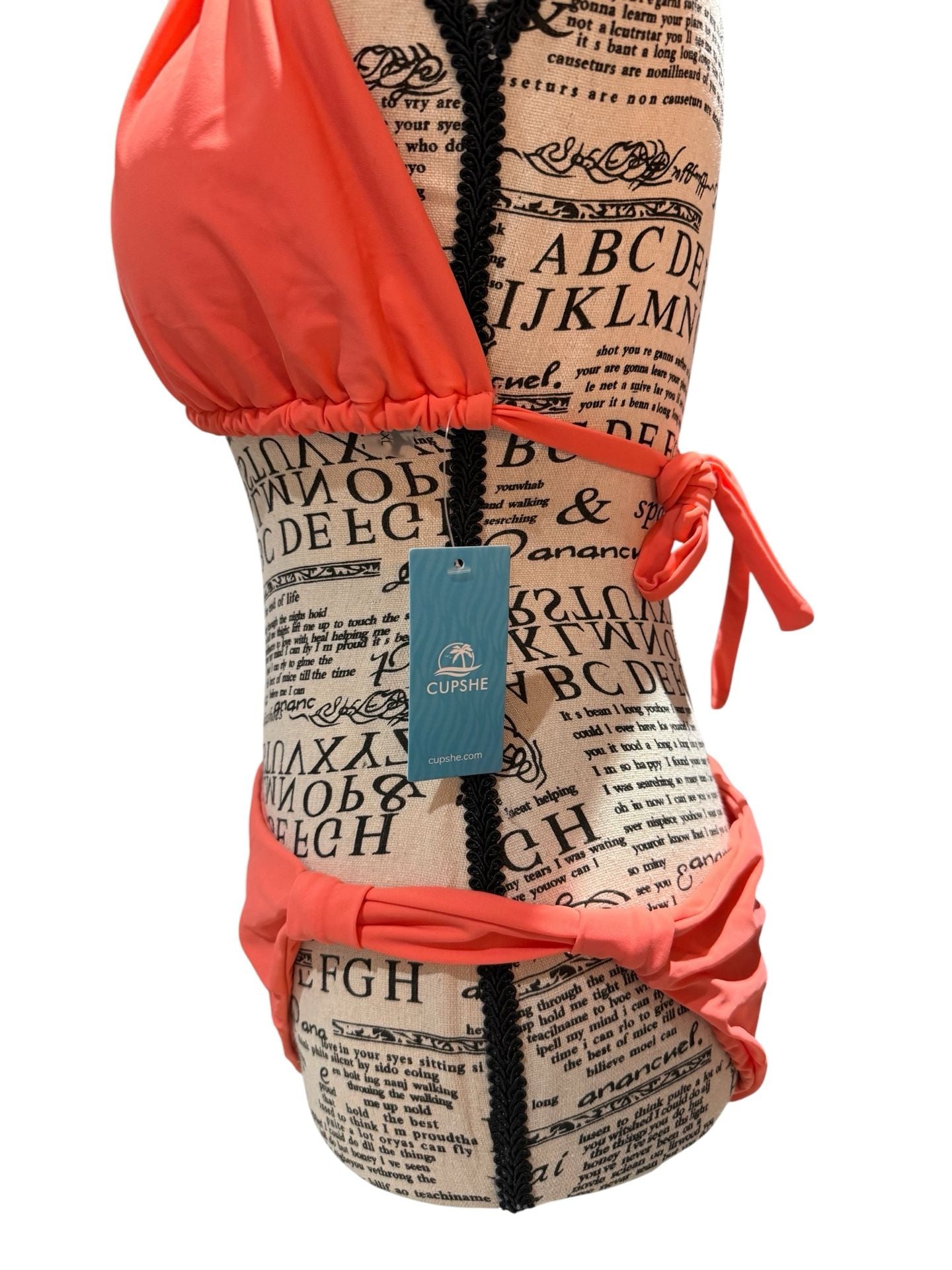NWT Cupshe Coral Bikini Set – Size XXL 2