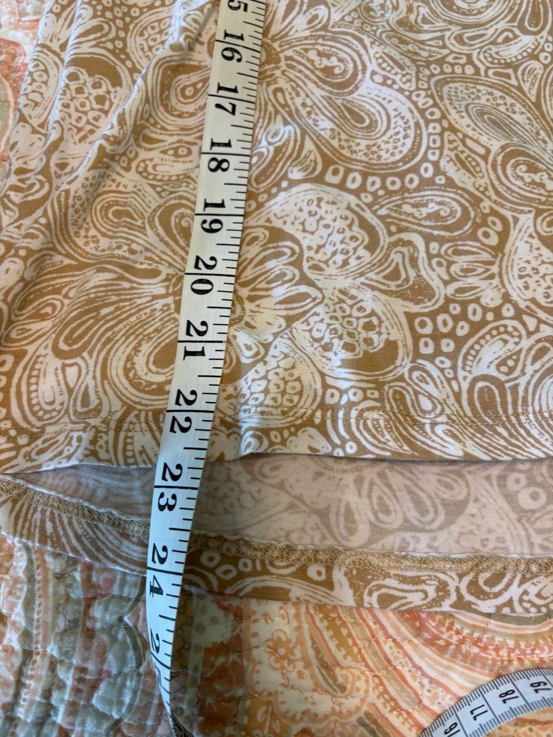 GUC Micheal Michael Kors Sleeveless Paisley Ruffle Trim Top P/XL 9