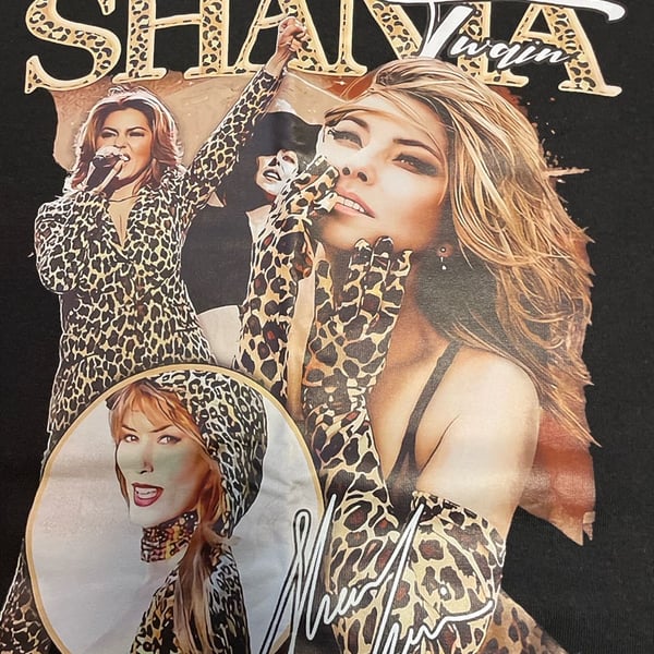 Shania Twain Graphic T-Shirt Size Small