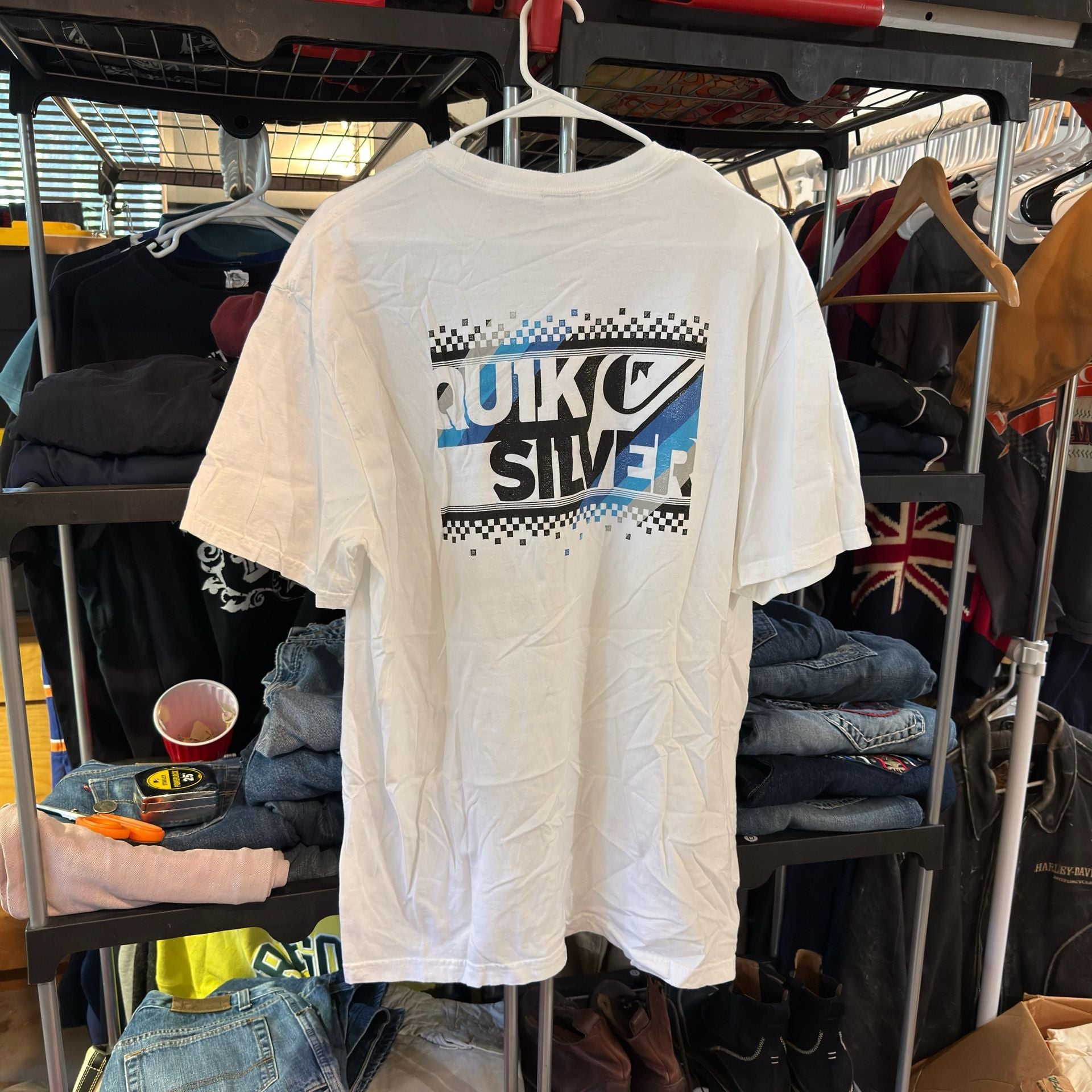 Quiksilver Graphic Logo T-Shirt White XL 2