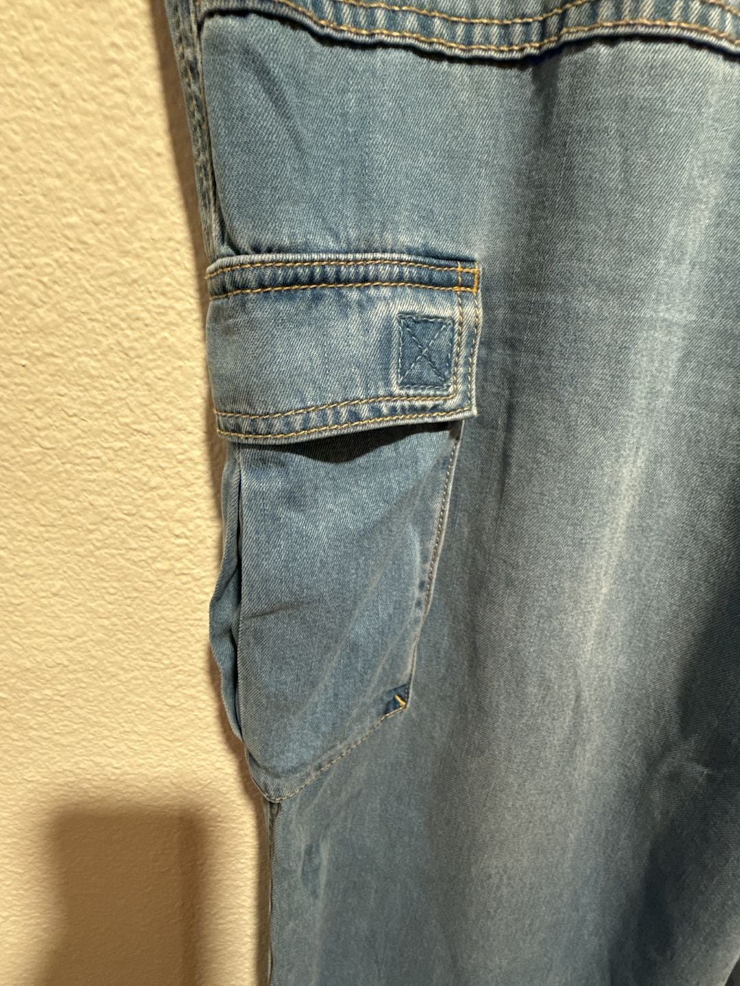 Sanctuary Reissue Cargo Denim Pants Size XL 5