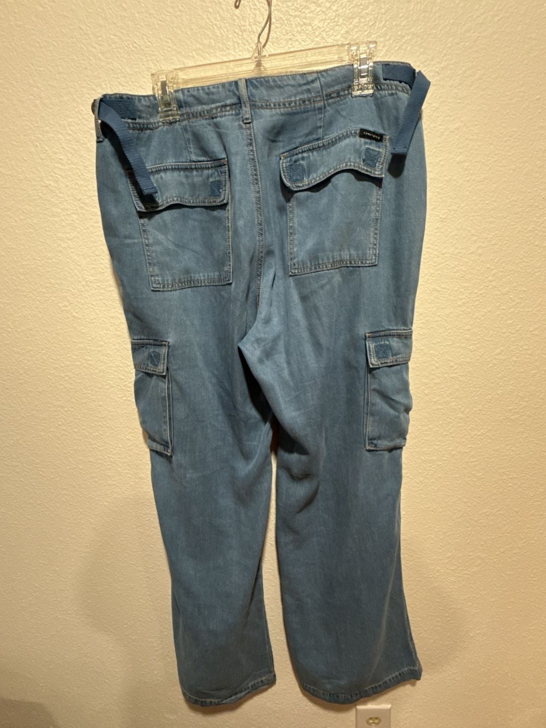 Sanctuary Reissue Cargo Denim Pants Size XL 6